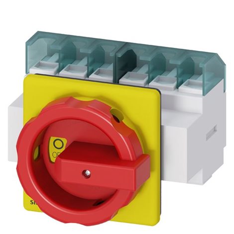 3LD2504-3VK53 SENTRON, 3LD switch disconnector, EMERGENCY-STOP switch, 6-pole, Iu:63 A 2