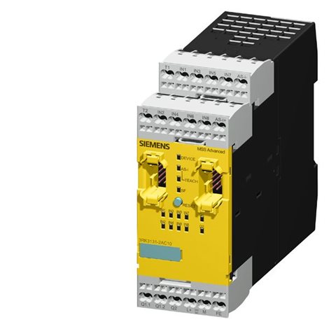 3RK3131-2AC10 SIRIUS, CENTRAL UNIT 3RK3 ADVANCED FOR MODULAR SAFETY SYSTEM 3RK3 4/8 F-DI,  1