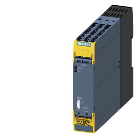 3SK1111-1AB30 SIRIUS SAFETY RELAY STANDARD 3NO 24 V AC/DC 1