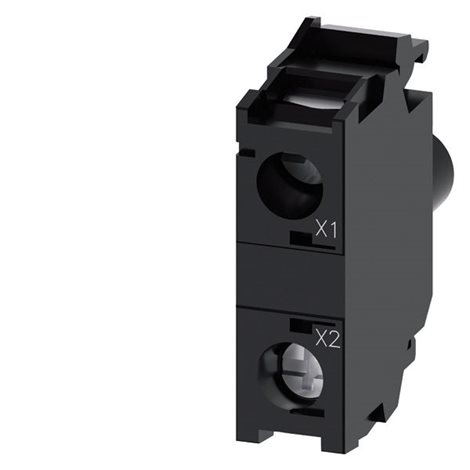 3SU1401-1BB20-1AA0 LED modul AC/DC 24V červený šroubová svorka upevnění do čelního panelu 1