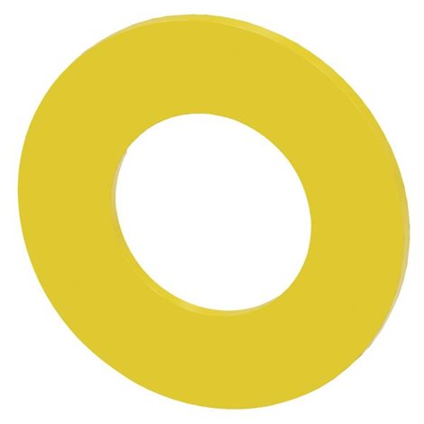 3SU1900-0BA31-0AA0 BACKING PLATE FOR EM. STOP, YELLOW, WITHOUT INSCRIPTION 2