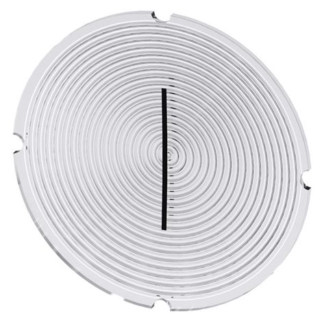 3SU1900-0AB71-0QB0 INSERT LABEL FOR ILLUMINATED PUSHBUTTON, ROUND, CLEAR WITH BLACK LETTER 1