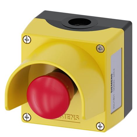 3SU1801-0NA00-2AC2 ENCLOSURE FOR COMMAND DEVICES, 22MM, ROUND, ENCLOSURE MATERIAL PLASTIC, 1