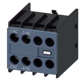 3RH2911-1HA11 AUX.SWITCH BLOCK,FRONT,1NO+1NC, CURR.PATH
