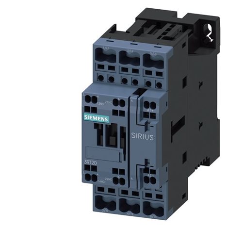 3RT2024-2BB40 CONTACTOR, AC-3, 5.5KW/400V, 1NO+1NC, DC 24V, 3-POLE 1