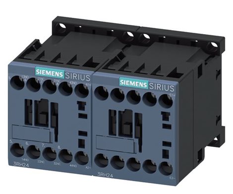 3RH2422-1BM40 CONTACTOR RELAY  LATCHED, 2NO+2NC, DC 220V, SIZE S00, SCREW TERMINAL 1