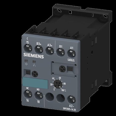 3RP2005-1AQ30 SOLID-STATE TIME-DELAY RELAY MULTI-FUNCTION 1