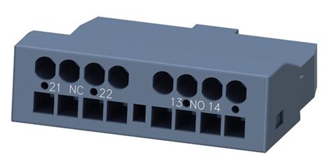 3RV2901-2E pomocný kontakt příčně uložený 1NO+1NC pružinová pro 3RV 2