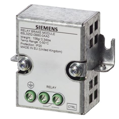 6SL3252-0BB00-0AA0 SINAMICS BRAKE RELAY FOR POWER MODULE 2