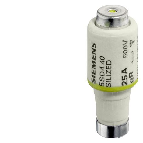 5SD420 SILIZED FUSE LINK 500V F.SEMICONDUCTOR PROTECTION EXTRA FAST, SIZE DII THREAD E27,  2