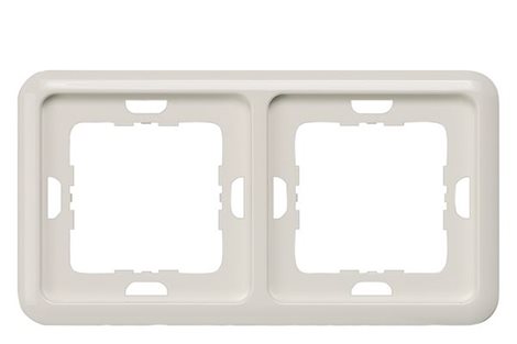 5TG1812 DELTA PROFILE, TITANIUM WHITE DOUBLE FRAME, 80MM 1