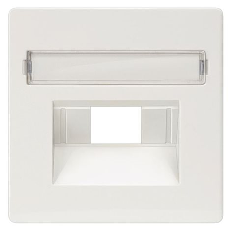 5TG2546 I-SYSTEM, TITANIUM WHITE COVER PLATE UAE OUTLET BOX SUITABLE F.RUTENBECK CAT.3+5 1
