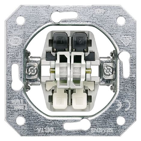 5TD2111 DELTA PUSHB. INSERT, FM DOUBLE PUSHB., 2NO CONTACTS 10A 250V 1