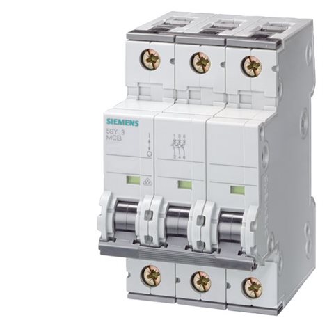 5SY8310-7 CIRCUIT BREAKER 400V 25KA, 3POLE, C, 10A, D=70MM 1