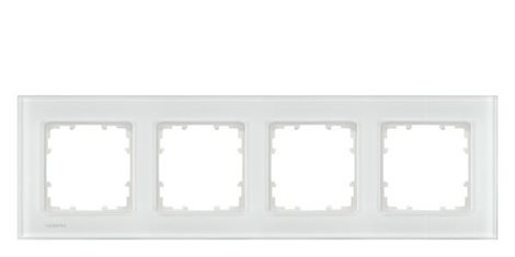 5TG1204-1 DELTA MIRO GLASS FRAME 4-FOLD REAL GLASS WHITE 303X90MM 1