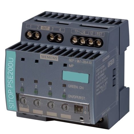 6EP1961-2BA11 SITOP PSE200U 3 A SELECTIVITY MODULE 4-CHANNEL 1