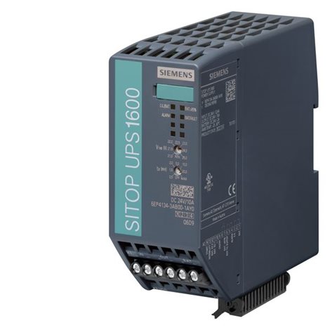 6EP4134-3AB00-1AY0 SITOP UPS1600 input: 24VDC output: 24VDC/10A 1