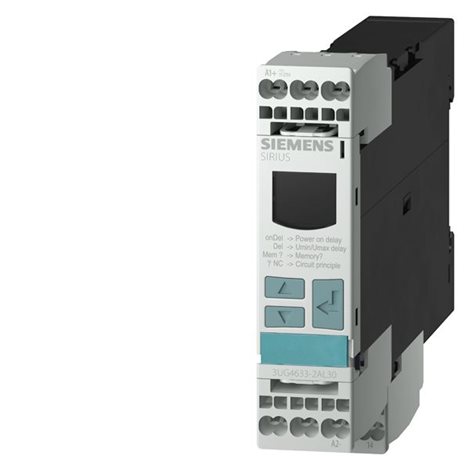 3UG4633-2AL30 DIGITAL MONITORING RELAY VOLTAGE MONITORING, 22.5MM FROM 17 TO 275V AC/DC OV 1