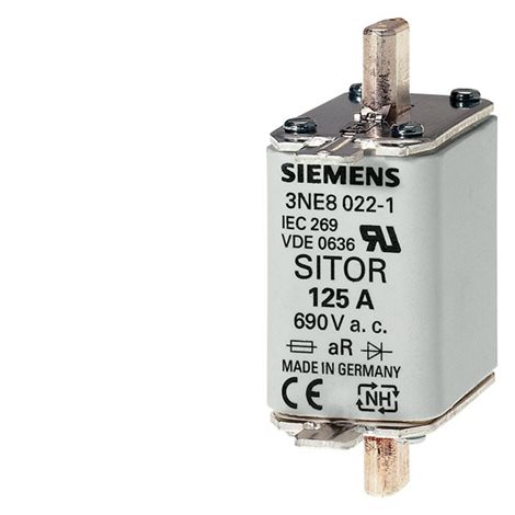 3NE8020-1 SITOR FUSE LINKS 80A, AC 690V (DIN 43620, SIZE 00) 1