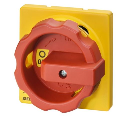 3LD9284-3B rotary operating mechanism, selector switch red/yellow 1