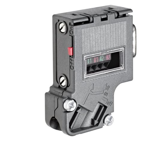 6ES7972-0BA42-0XA0 SIMATIC DP,BUS CONNECTOR FOR PROFIBUS UP TO 12 MBIT/S WITH TILTED CABLE 1
