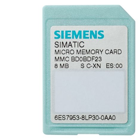 6ES7953-8LP31-0AA0 SIMATIC S7, MICRO MEMORY CARD FOR S7-300/C7/ET 200 1
