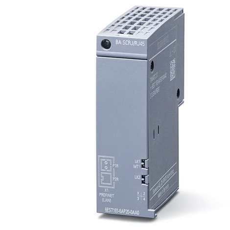6ES7193-6AP20-0AA0 SIMATIC ET 200SP, BUSADAPTER BA SCRJ/RJ45 1