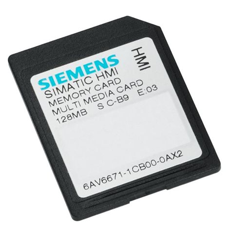 6AV6671-1CB00-0AX2 SIMATIC HMI MEMORY CARD 128 MB MULTI MEDIA 1