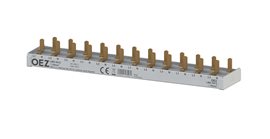 LMS-3N12 Propojovací lišta 3f. pro přístroje 1+N v 1modulu vývodů 12 10mm2