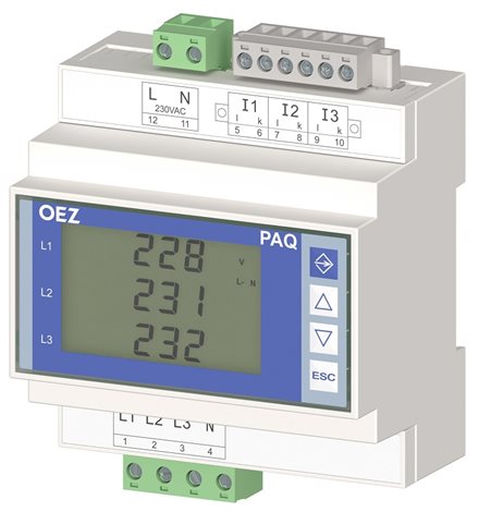 PAQ-52-U230-COM1 Analyzátor sítě