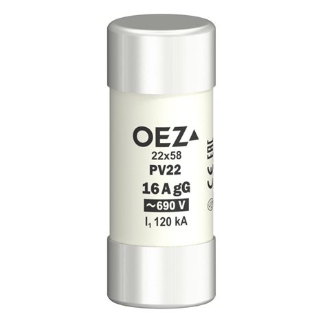 PV22  16A gG pojistka válcová