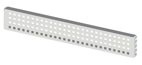 PD-Q13-115LBC12 Lišta boční/čelní montáž prvků, V lišty x H/Š skříně 120 x 1200 mm, pro QA