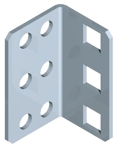 PD-QK-1D držák svislé lišty pro QL, QT, QS, KB