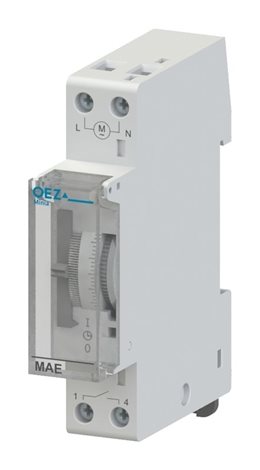MAE-A16-100-A230-MINI Mechanické spínací hodiny denní 1mod