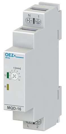 MQD-16-100-A230 Schodišťový spínač In 16 A, Uc AC 230 V, 1x zapínací kontakt, časový rozsa