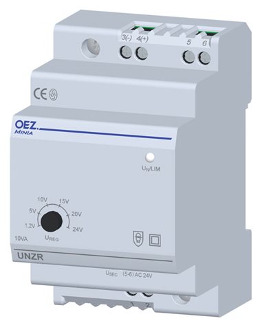 UNZR-10T-X024 Napájecí zdroj AC 24 V, DC 1,2 ÷ 24 V max. 10 VA
