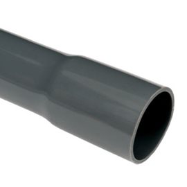 4020_LA TRUBKA TUHÁ 750 N PVC TMAVĚ ŠEDÁ/RAL 7012