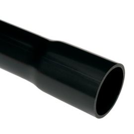 8020_FA TRUBKA TUHÁ 1250 N PVC ČERNÁ/RAL 9005