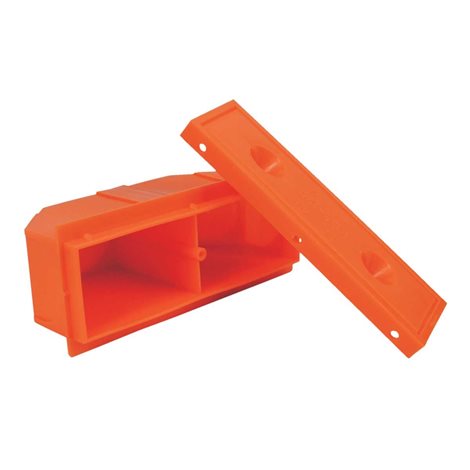 KBS-120_AB KRABICE DO BETONU SBĚRNÁ ORANŽOVÁ 1
