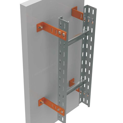 KLDI 35X110_F ÚCHYT DISTANČNÍ PONOREM POZINKOVÁNO 3