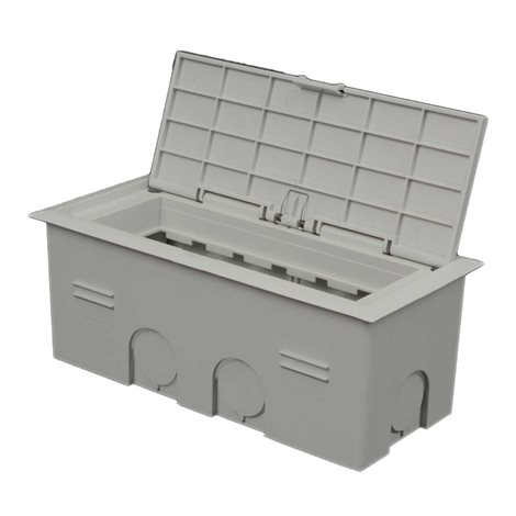 KOPOBOX MINI B_KB KRABICE PŘÍSTR. DO BETONU SVĚTLE ŠEDÁ 1