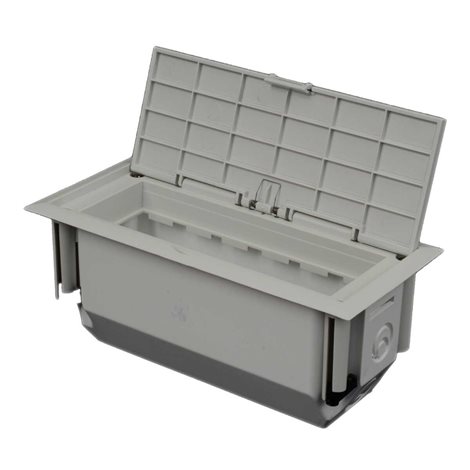 KOPOBOX MINI L_HB KRABICE PŘ.DO DUT.KONSTR. BÍLÁ/PŘÍSTROJE 1
