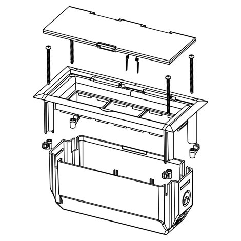 KOPOBOX MINI L_HB KRABICE PŘ.DO DUT.KONSTR. BÍLÁ/PŘÍSTROJE 2