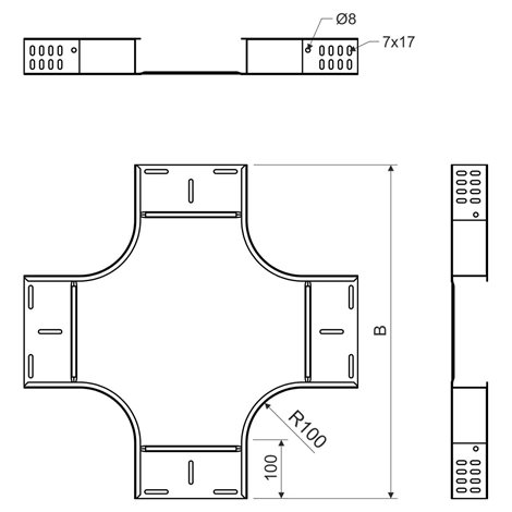 KR 60X100_F KŘÍŽ PONOREM POZINKOVÁNO 4