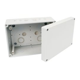 KSK 175_KA KRABICE S KRYTÍM IP 66 SVĚTLE ŠEDÁ/RAL 7035