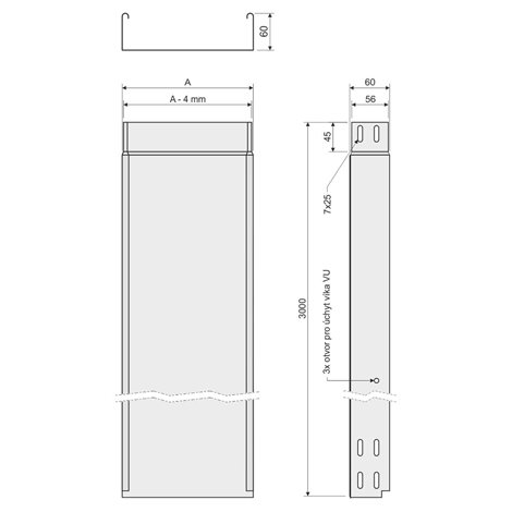 KZIN 60X100X0.75_S ŽLAB S INT.SPOJ. JUPITER POZINKOVÁNO SENDZIMIR 3
