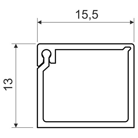 LZ 15X12_HD LIŠTA ZAKLAPÁVACÍ SUPERBÍLÁ/RAL 9003/KARTON 2