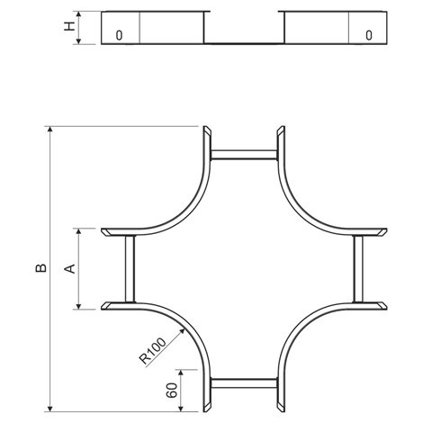 NIXKR 100X125_IX KŘÍŽ NEREZ AISI304 4