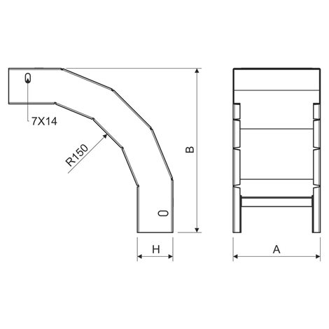 NIXSO 90X100X500_IX OBLOUK STOUPAJÍCÍ 90° NEREZ AISI304 4