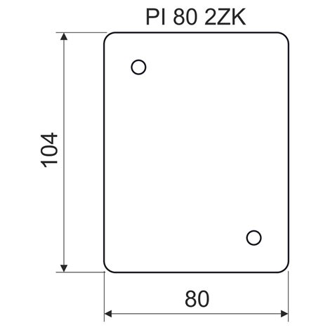 PI 80 2ZK_XX PODLOŽKA IZOLAČNÍ 2